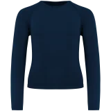T-shirt double peau sport manches longues enfant coloris Sporty Navy