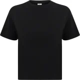 T-shirt court coupe carrée femme coloris Black
