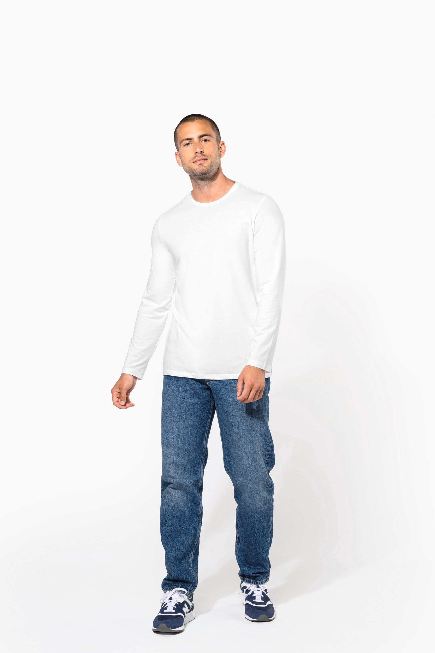 T-shirt col rond manches longues homme – vue 3
