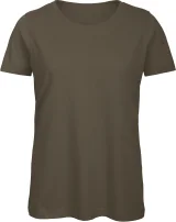 T-shirt Organic Inspire col rond Femme coloris Khaki