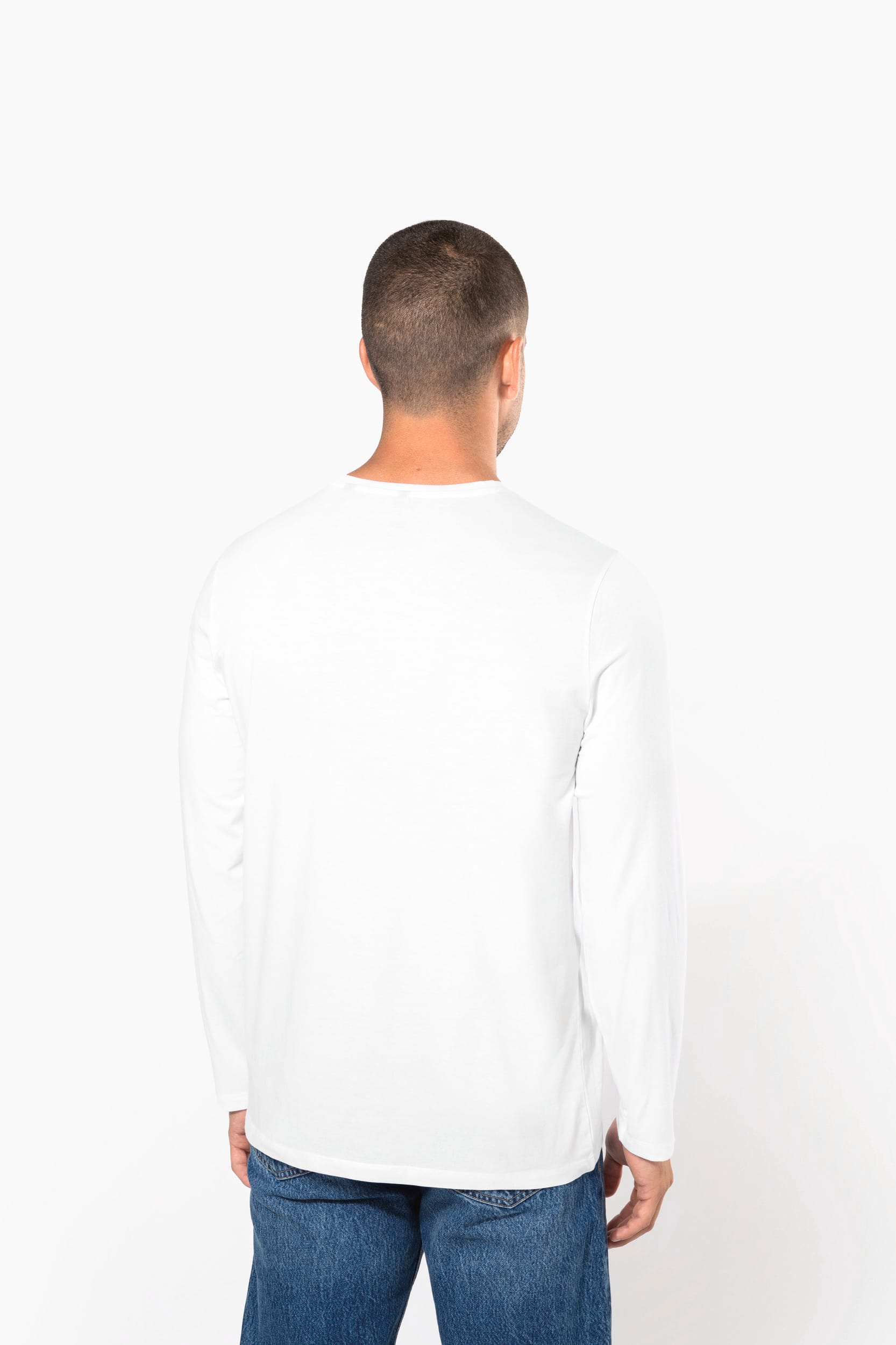 T-shirt col rond manches longues homme – vue 2