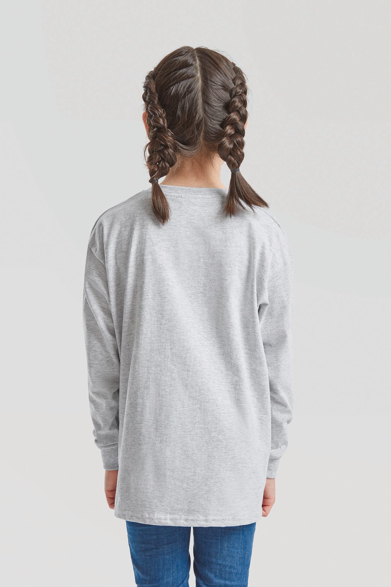 T-shirt enfant manches longues Valueweight (61-007-0) – vue 4