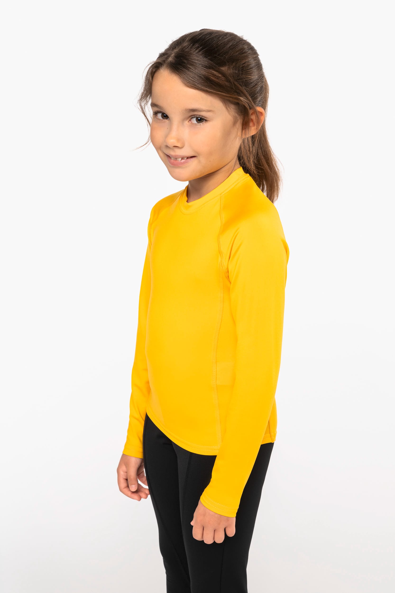 T-shirt double peau sport manches longues enfant – vue 3