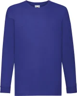 T-shirt enfant manches longues Valueweight (61-007-0) coloris Royal Blue