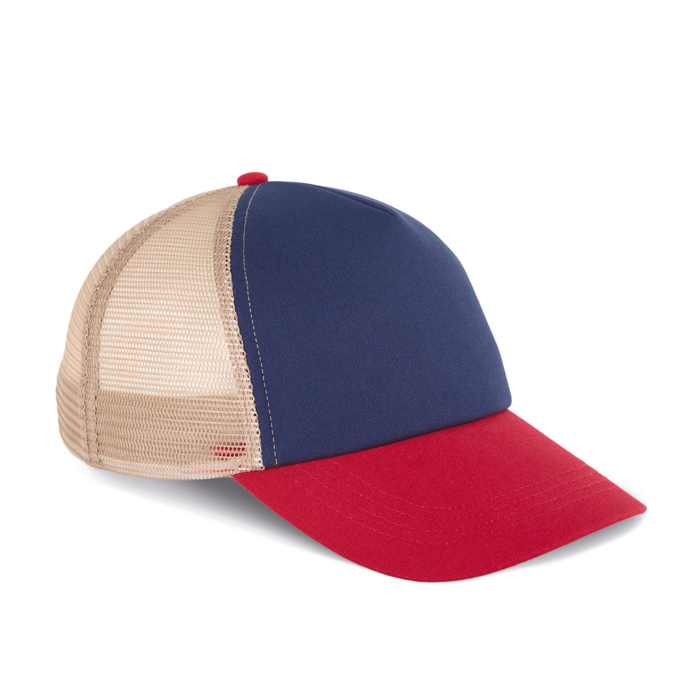 Casquette trucker 5 panneaux en coton canvas - K-up Gold Label – vue 4