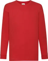 T-shirt enfant manches longues Valueweight (61-007-0) coloris Red