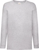 T-shirt enfant manches longues Valueweight (61-007-0) coloris Heather Grey