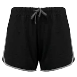 Short de sport femme coloris Black / Grey Heather