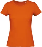 T-shirt Organic Inspire col rond Femme coloris Orange