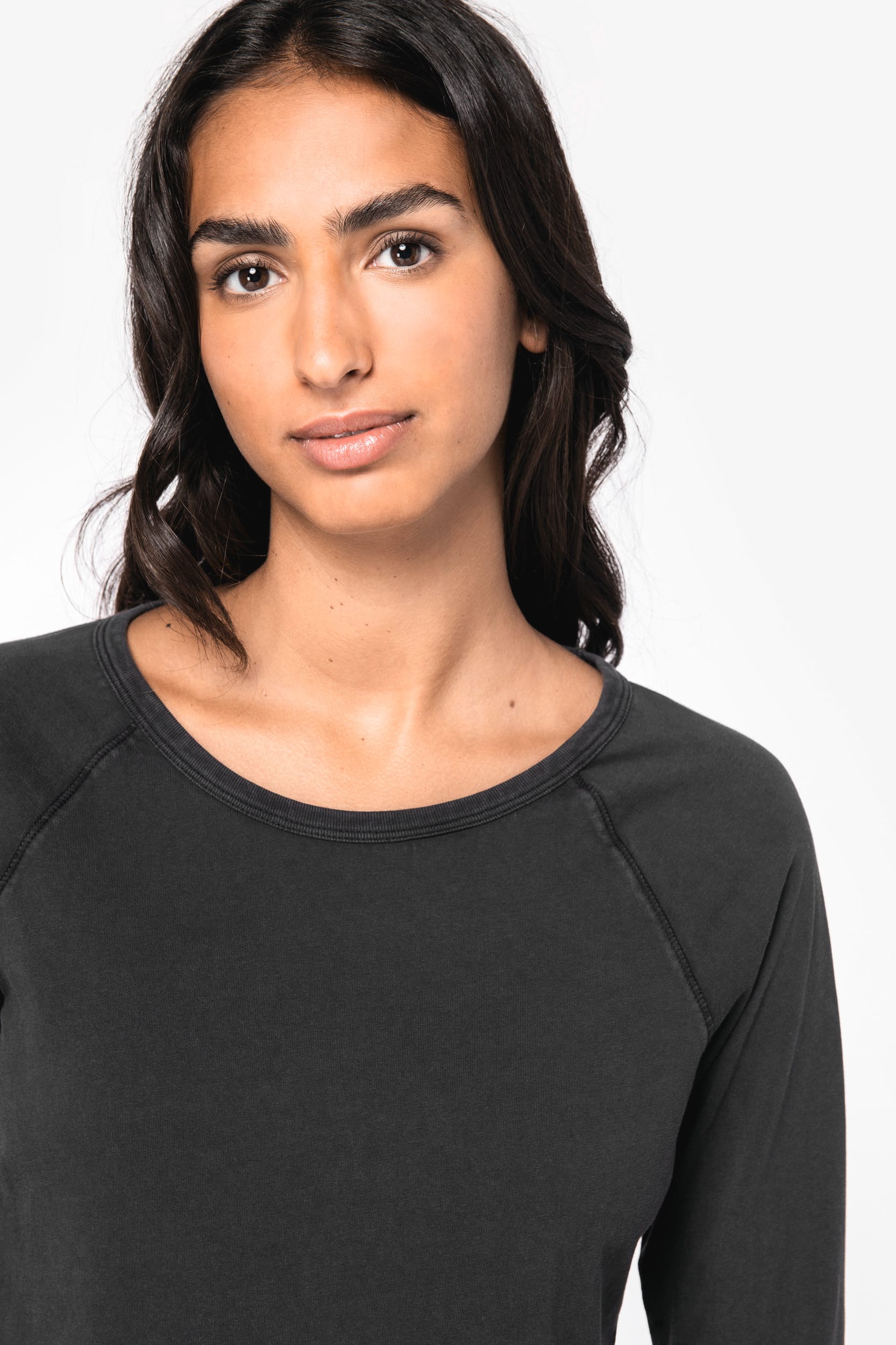 T-shirt écoresponsable raglan manches longues femme – vue 7