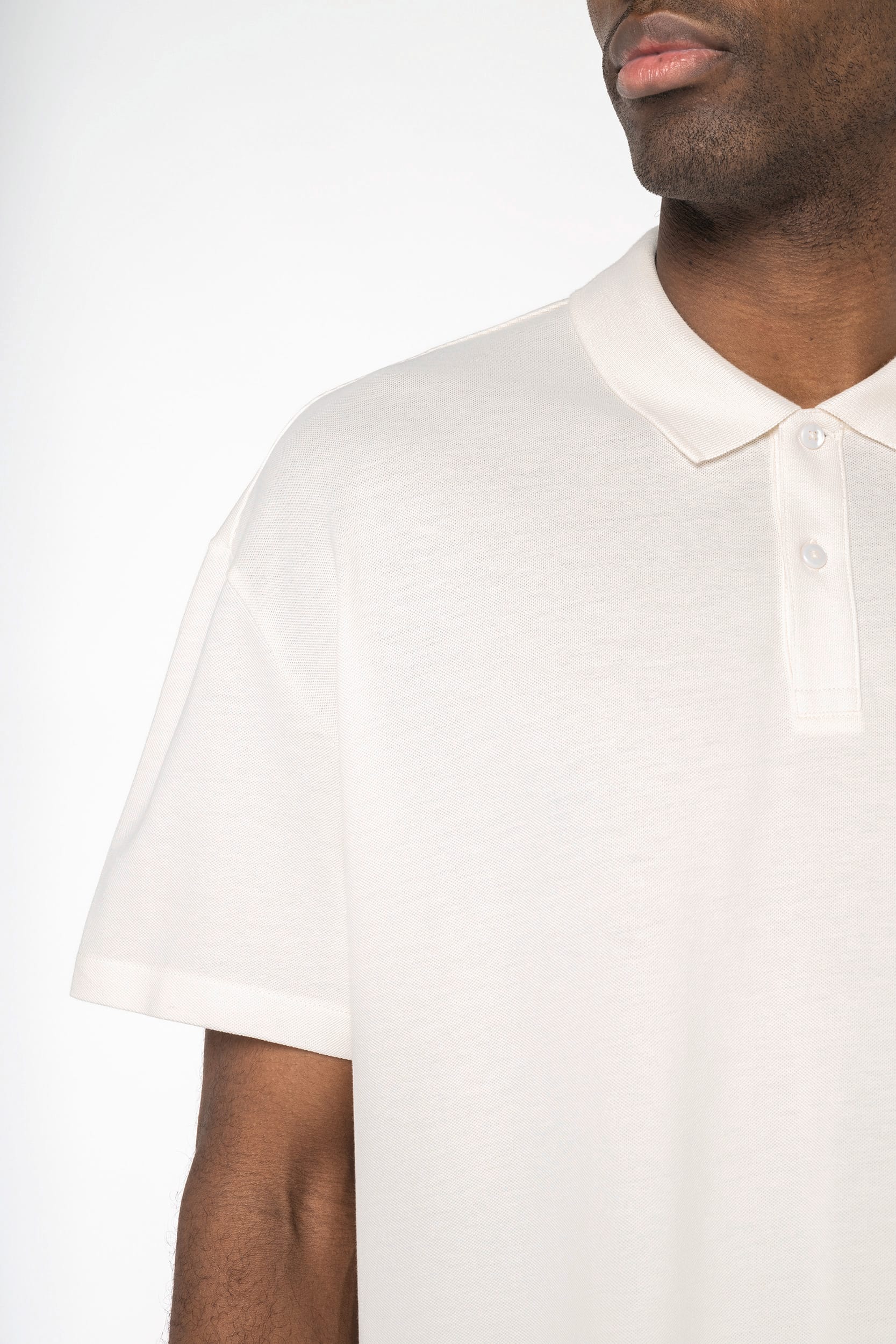 Polo écoresponsable maille piquée à épaules tombantes homme – vue 6