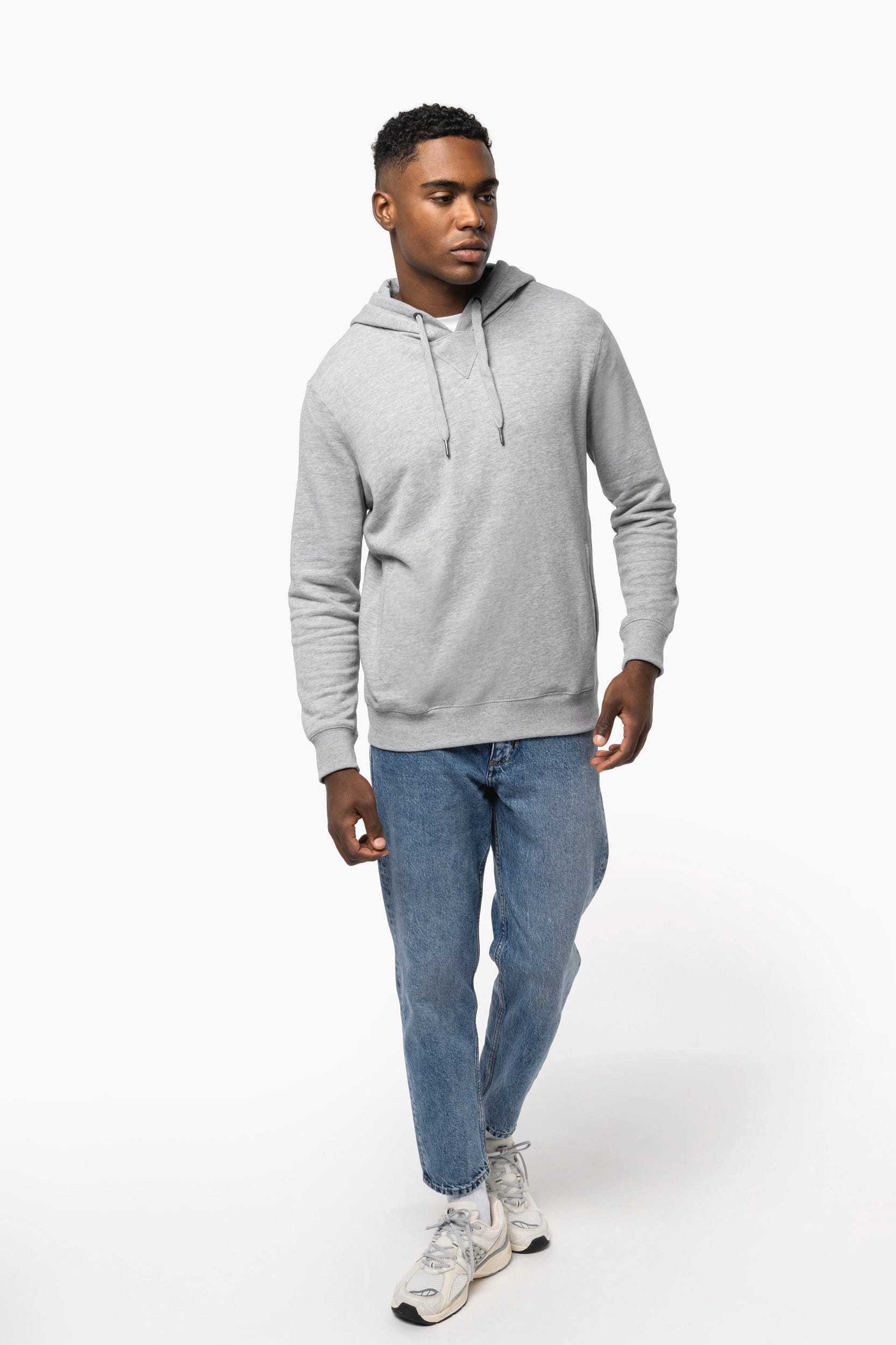 Sweat-shirt french terry écoresponsable à capuche unisexe – vue 12