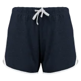 Short de sport femme coloris Navy / White