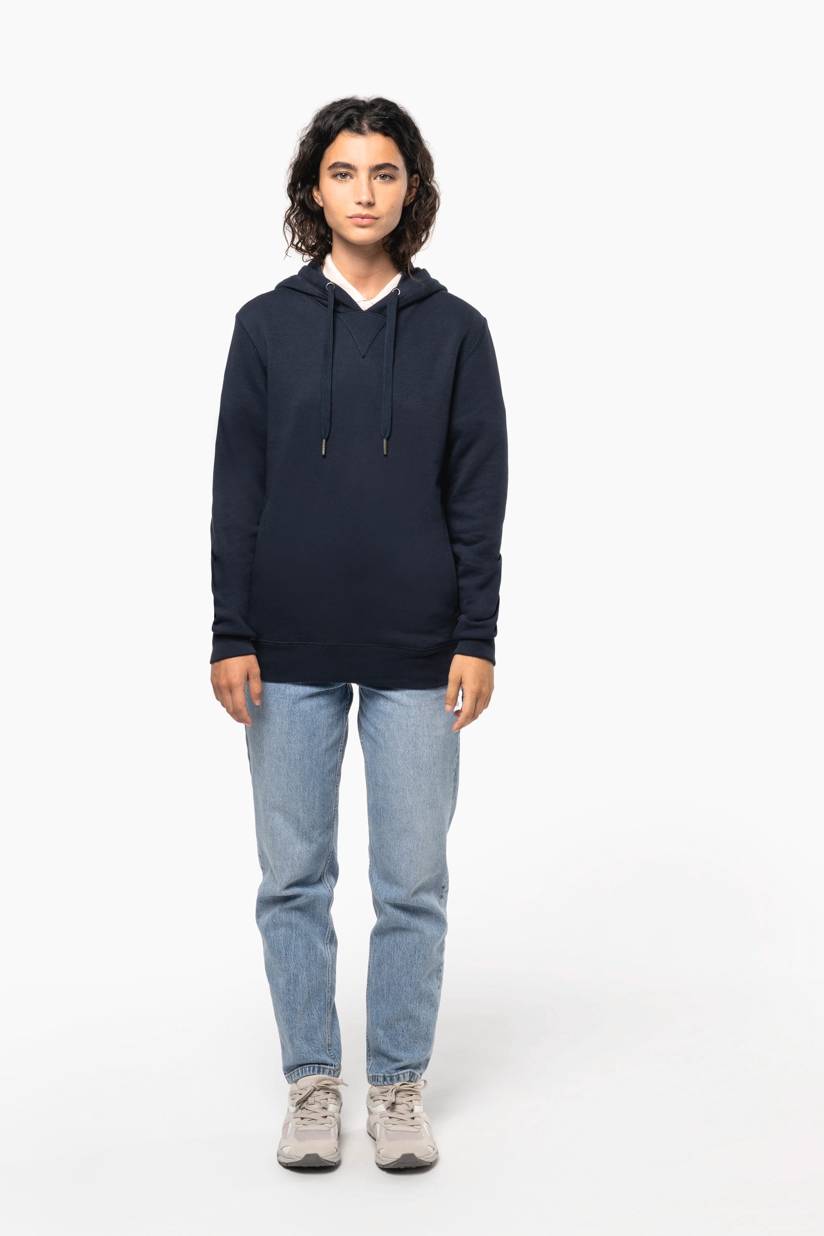 Sweat-shirt french terry écoresponsable à capuche unisexe – vue 11