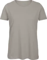 T-shirt Organic Inspire col rond Femme coloris Light Grey