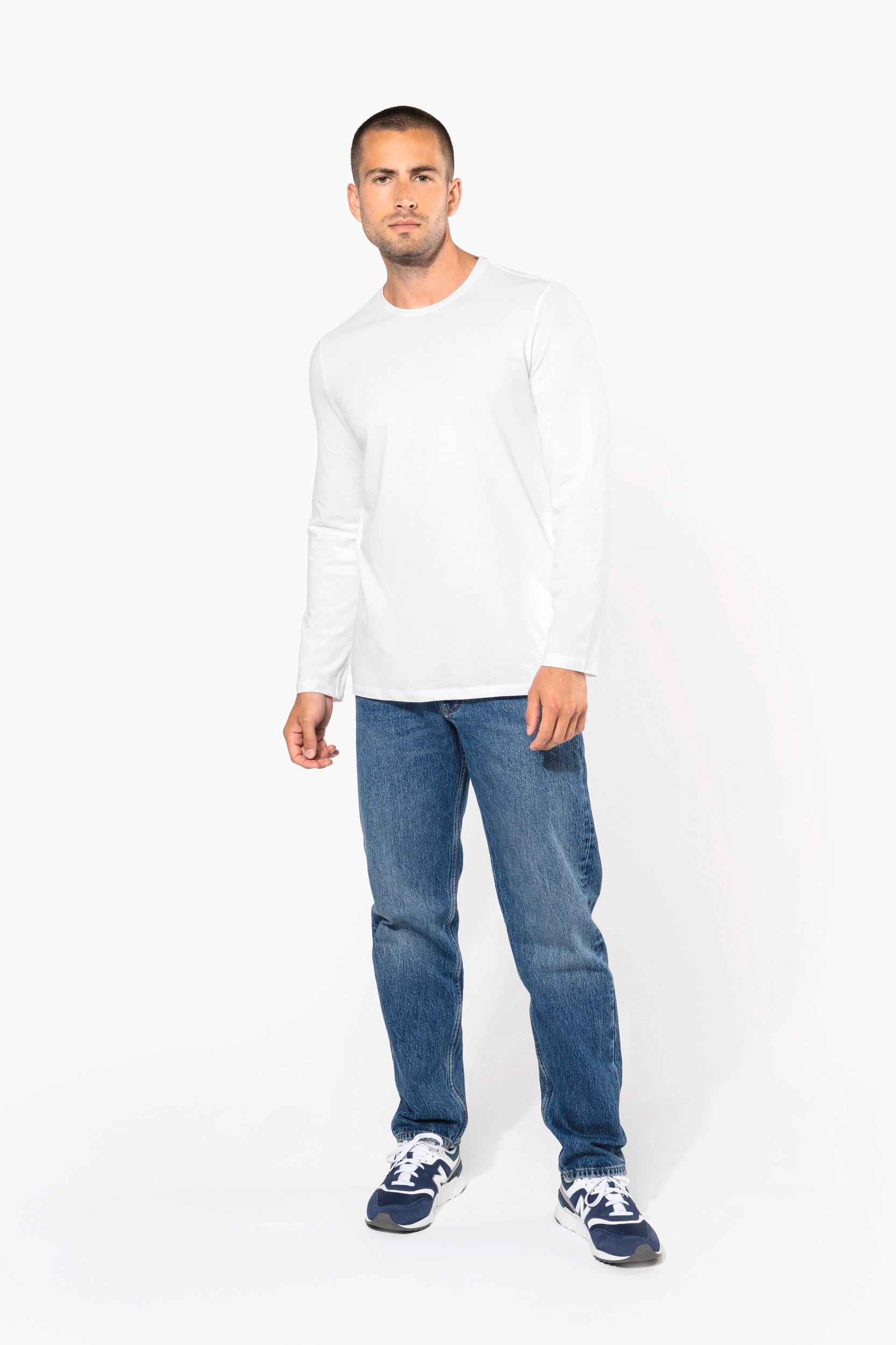 T-shirt col rond manches longues homme – vue 5