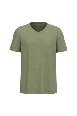 T-shirt écoresponsable col slub à épaules tombantes homme coloris Tender Green