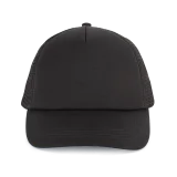 Casquette trucker 5 panneaux en coton canvas - K-up Gold Label coloris Black