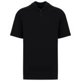 Polo écoresponsable maille piquée à épaules tombantes homme coloris Black
