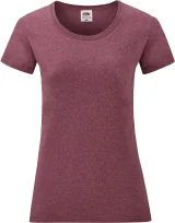 T-shirt femme Valueweight (61-372-0) coloris Heather Burgundy