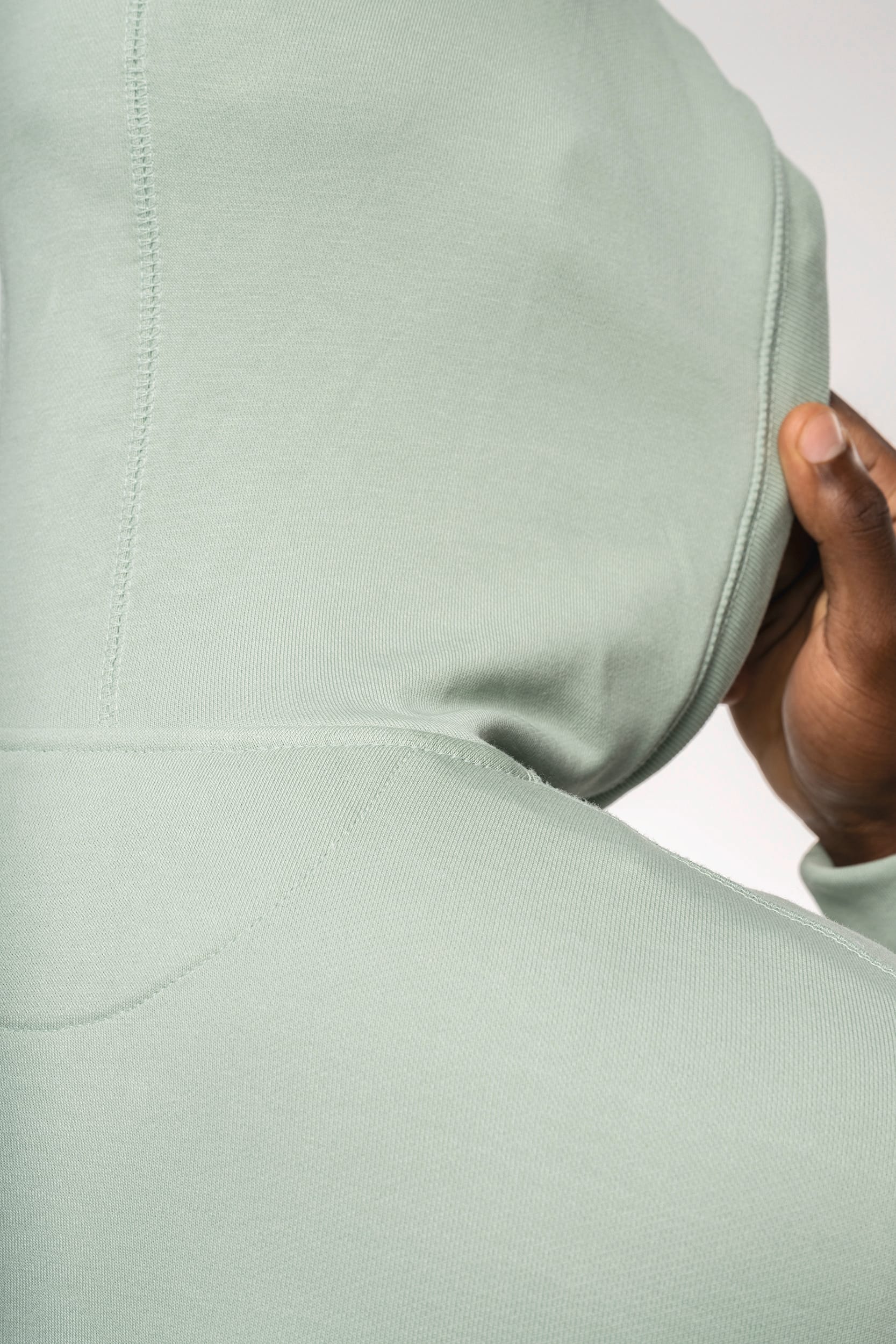 Sweat-shirt french terry écoresponsable zippé à capuche unisexe – vue 6