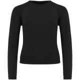 T-shirt double peau sport manches longues enfant coloris Black