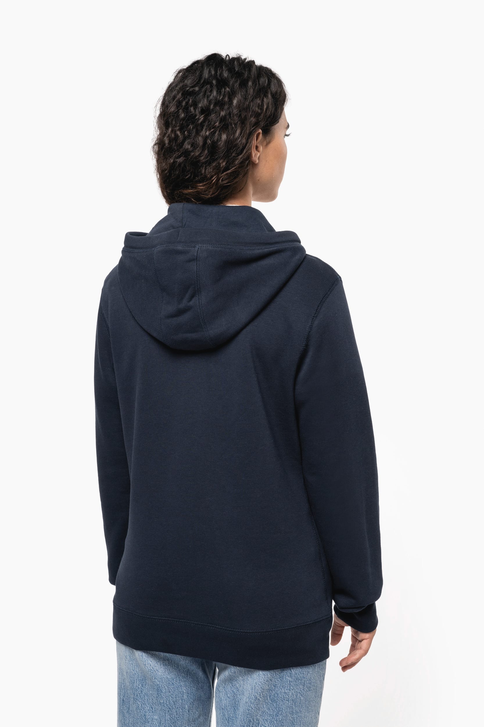 Sweat-shirt french terry écoresponsable à capuche unisexe – vue 5