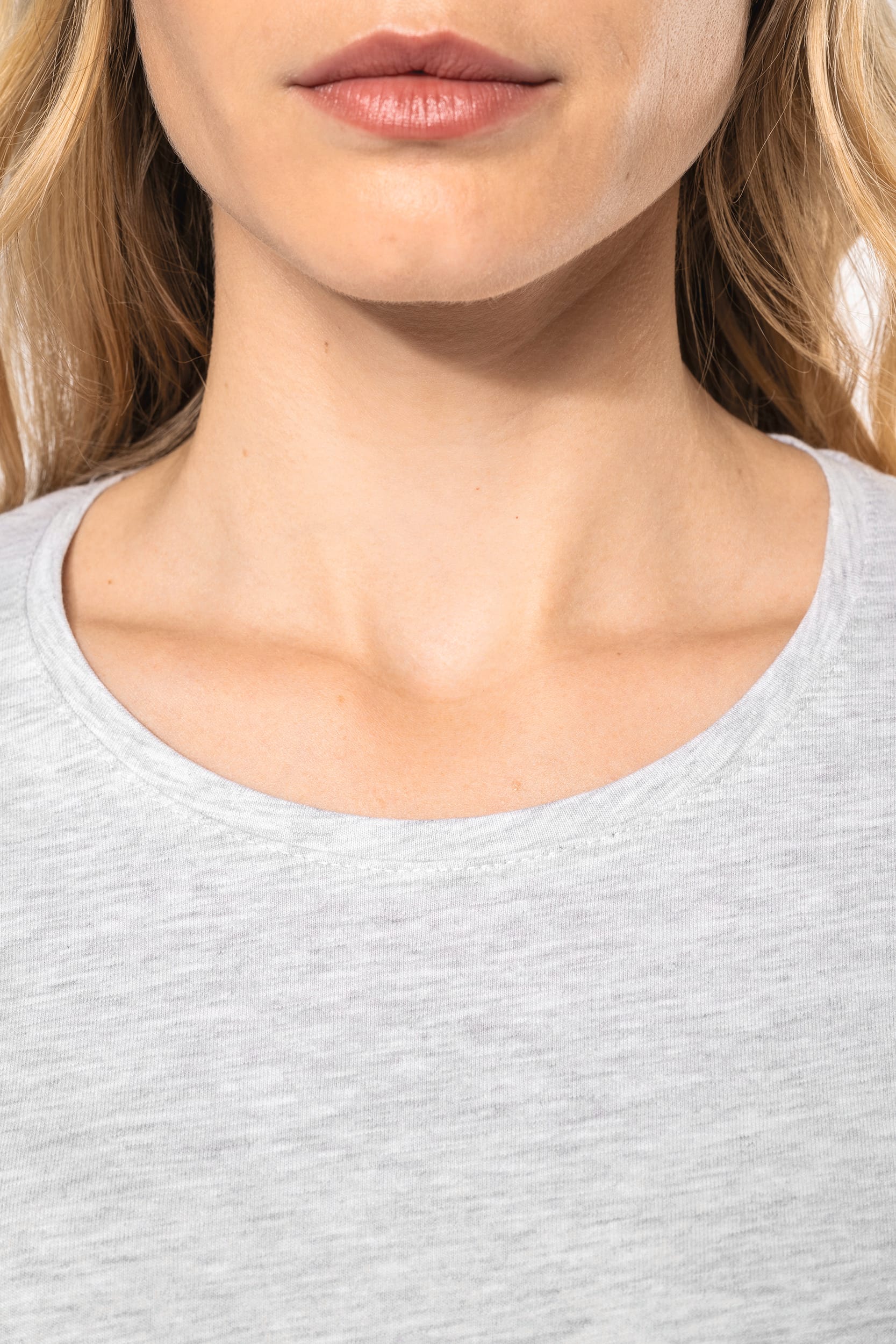 T-shirt col rond manches longues femme – vue 3