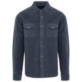 Surchemise écoresponsable délavée en velours côtelé homme coloris Washed Navy Blue
