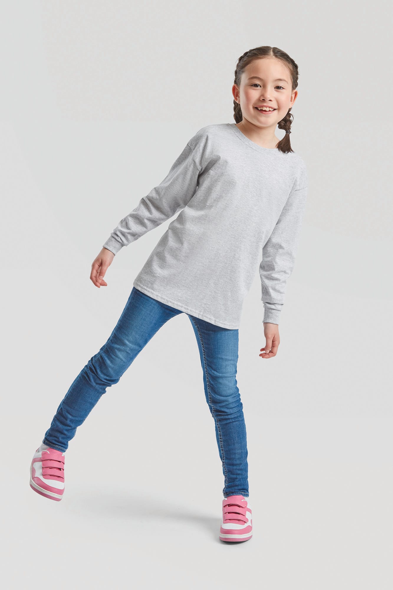 T-shirt enfant manches longues Valueweight (61-007-0) – vue 1