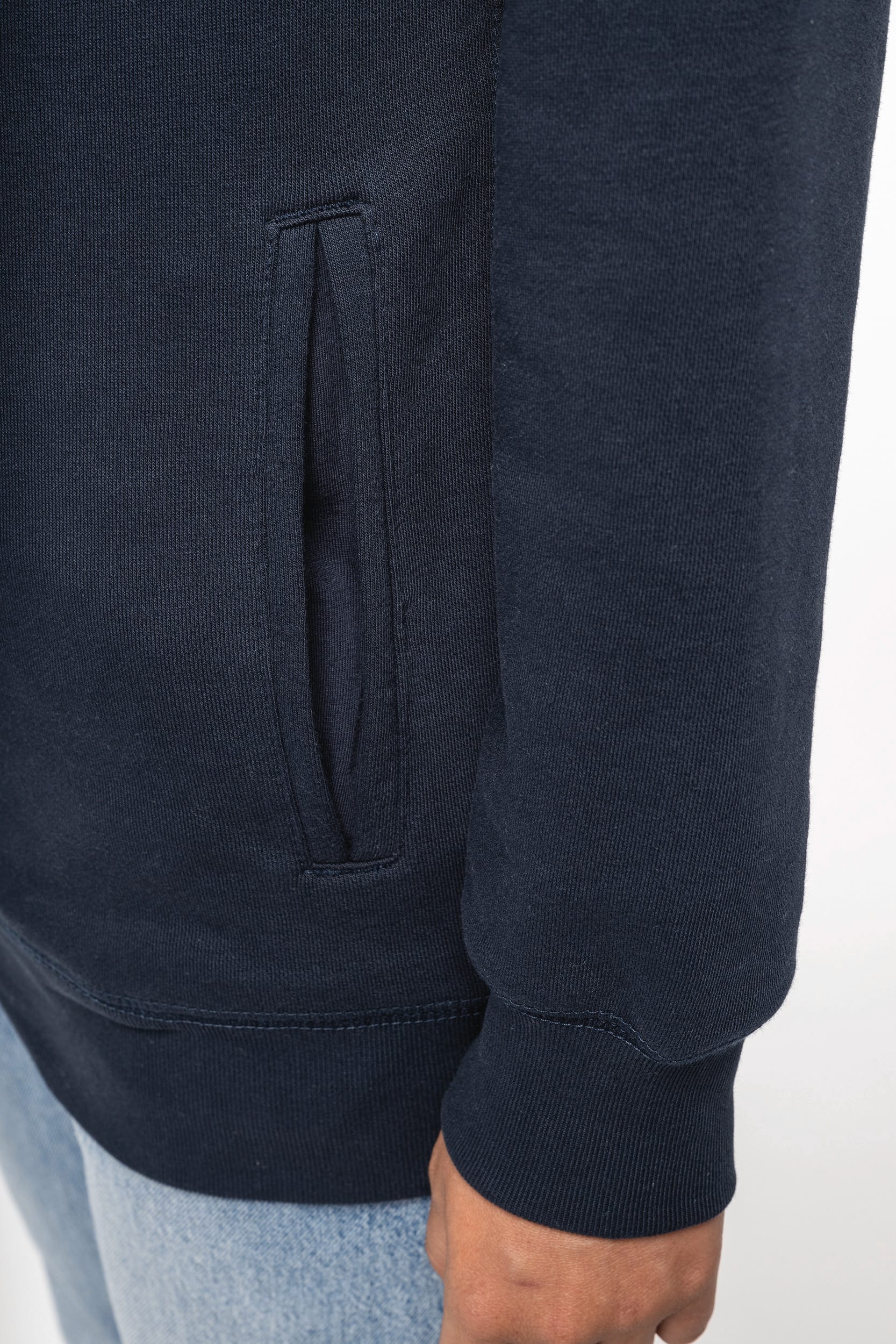 Sweat-shirt french terry écoresponsable à capuche unisexe – vue 8