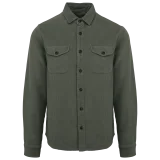 Surchemise écoresponsable délavée en velours côtelé homme coloris Washed Pale Khaki
