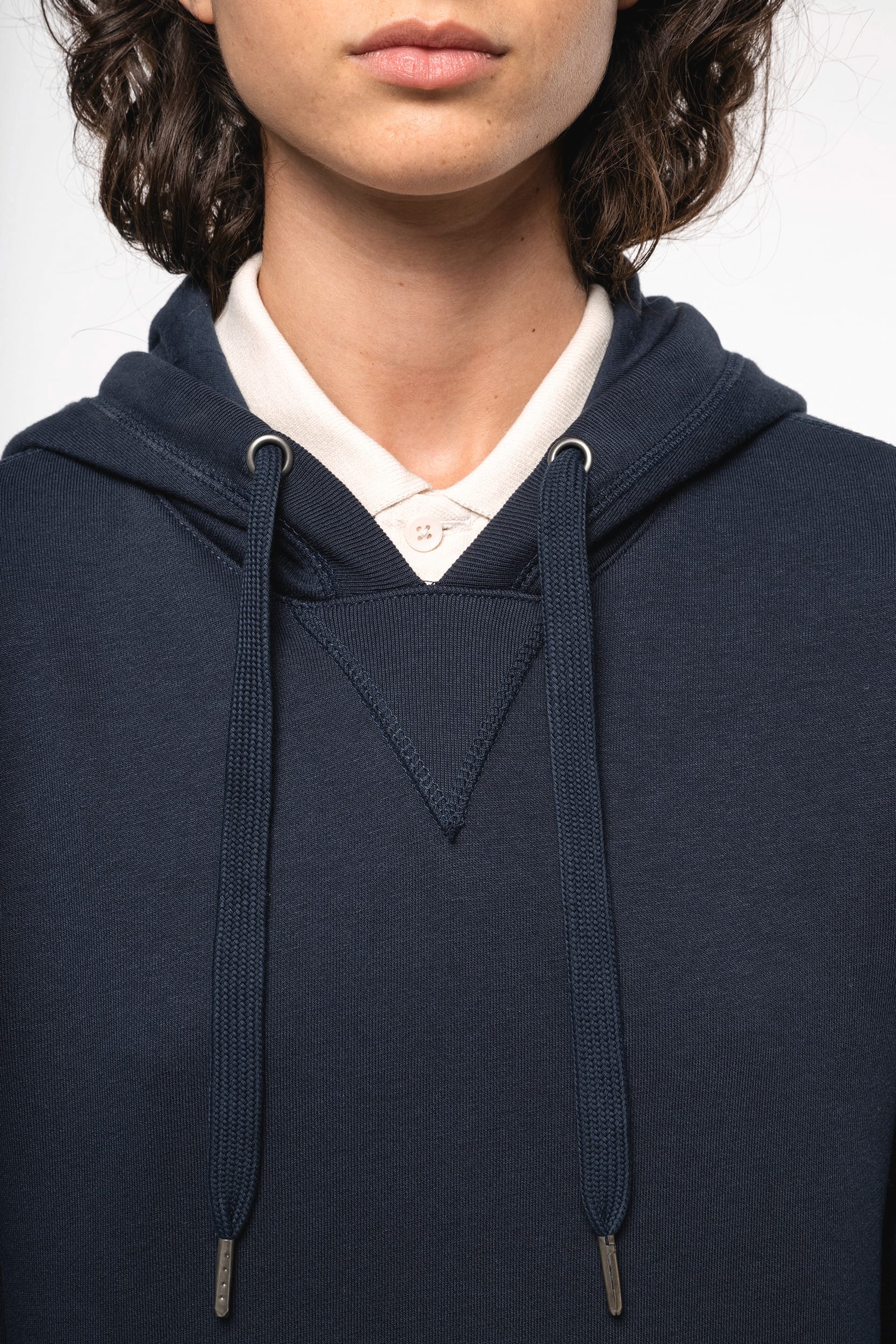 Sweat-shirt french terry écoresponsable à capuche unisexe – vue 6