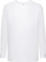 T-shirt enfant manches longues Valueweight (61-007-0) coloris White