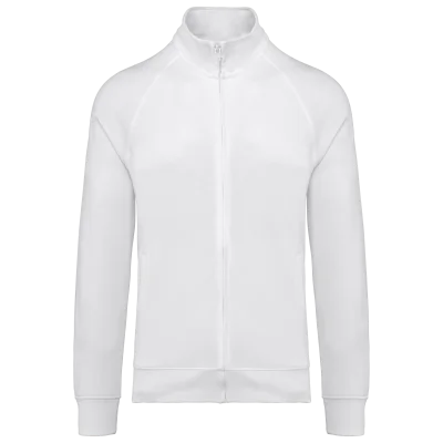 Veste molleton coton manches raglan unisexe
