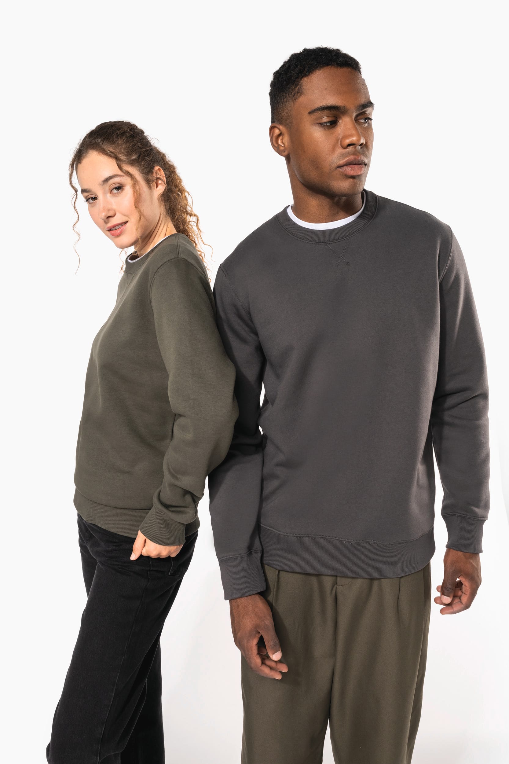 Sweat-shirt col rond unisexe