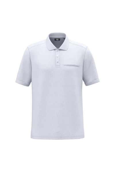 Polo unisexe écoresponsable avec poche poitrine