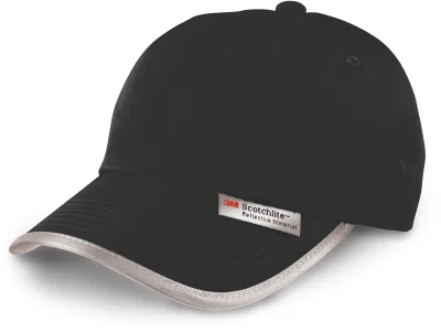 Casquette avec bordures réfléchissantes