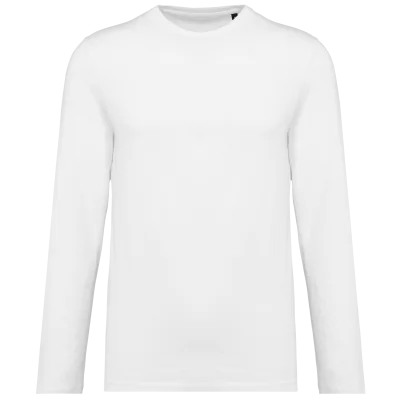 T-shirt Supima® col rond manches longues homme