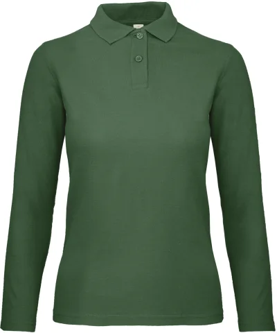 Polo femme ID.001 manches longues