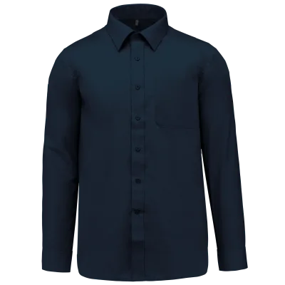 Chemise popeline polycoton entretien facile homme