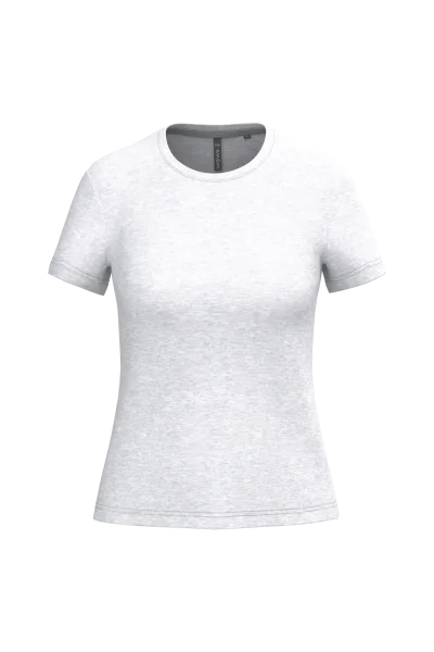 T-shirt col rond manches courtes femme