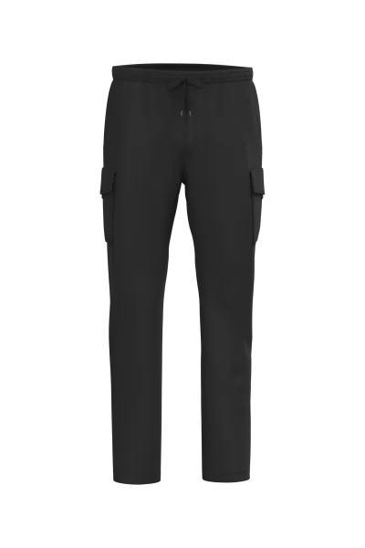 Pantalon cargo écoresponsable délavé French Terry homme