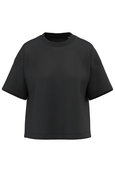 T-shirt écoresponsable boxy à épaules tombantes femme