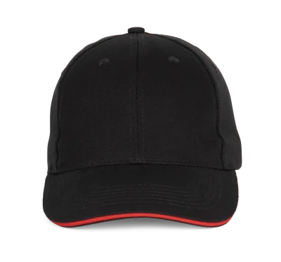 Casquette Baseball avec sandwich - 6 panneaux