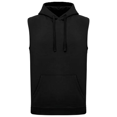 Sweat-shirt à capuche sans manches unisexe