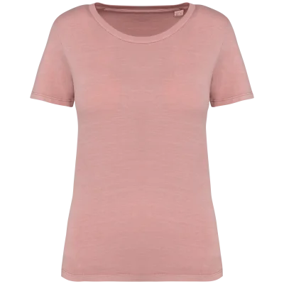 T-shirt écoresponsable délavé femme