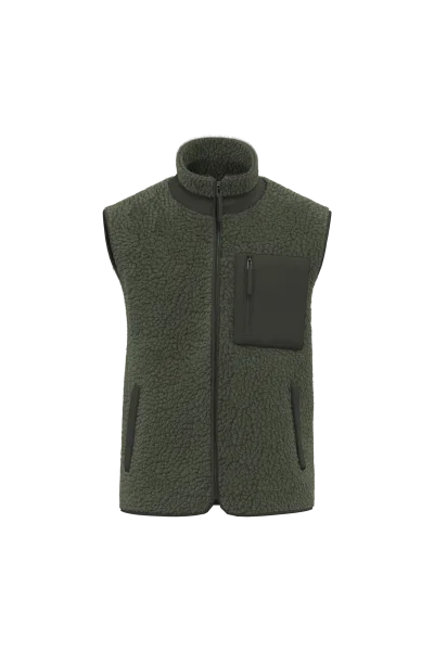 Bodywarmer écoresponsable en sherpa unisexe