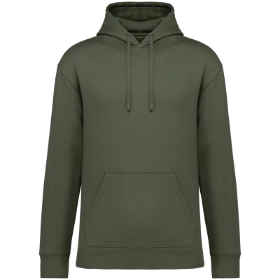Sweat-shirt écoresponsable à capuche à épaules tombantes molleton gratté unisexe