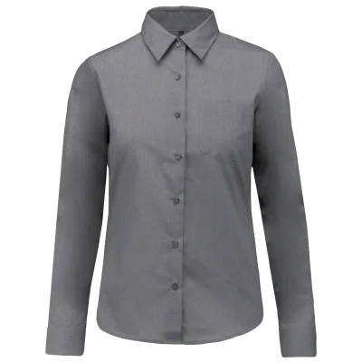 Chemise popeline polycoton entretien facile femme